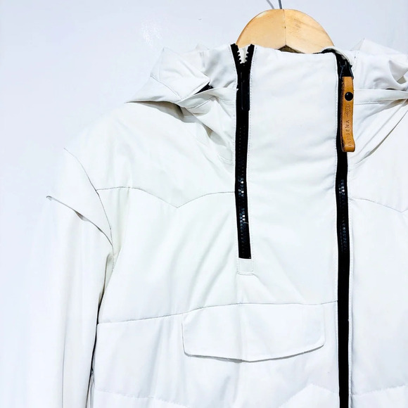 INDYEVA Leggero Cream Waterproof Down Coat - Picture 3 of 16